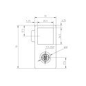 Crossover 90° Typ 28S, 25 mm, Galvanized (Klemp) Crossover 90° Typ 28S, 25 mm, Galvanized (Klemp)