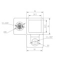 Gomito a tre vie 90° Typ 18S, 25 mm, Zincato (Klemp) Gomito a tre vie 90° Typ 18S, 25 mm, Zincato (Klemp)