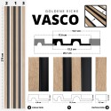 Paneles de pared premium VASCO - Roble Oro I (Klemp) Paneles de pared premium VASCO - Roble Oro I (Klemp)