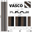 Premium Wandpaneele VASCO - Nussbaum (Klemp) Premium Wandpaneele VASCO - Nussbaum (Klemp)