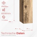 MDF Lamellen Classic 30x40 - Wotan Eiche - 17 Stück (Klemp)