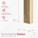 MDF Lamellen Mini 16x30 - Sonoma Eiche - 31 Stück (Klemp) MDF Lamellen Mini 16x30 - Sonoma Eiche - 31 Stück (Klemp)