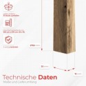 Lamele MDF Mini 16x30 - Dąb wotan - 31 sztuk (Klemp) Lamele MDF Mini 16x30 - Dąb wotan - 31 sztuk (Klemp)