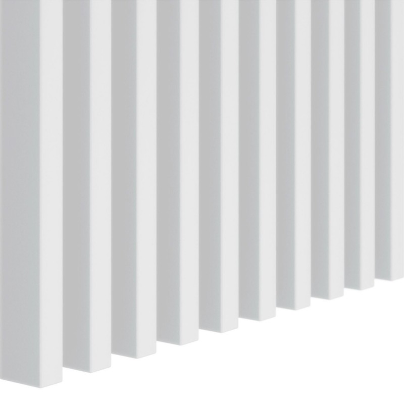 Mini doghe in MDF 16x30 - Tappetino bianco - 31 pezzi (Klemp) - Doghe in MDF Mini Mini doghe in MDF 16x30 - Tappetino bianco - 31 pezzi (Klemp) - Doghe in MDF Mini
