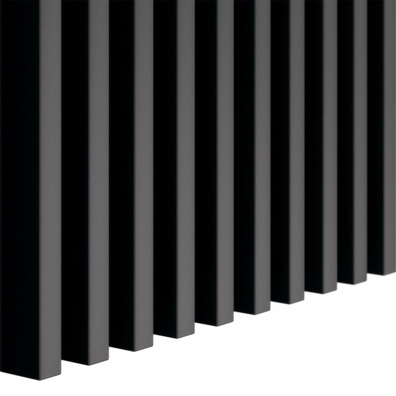 MDF Lamellen Mini 16x30 - Schwarz Matt - 31 Stück (Klemp) - MDF Lamellen Mini