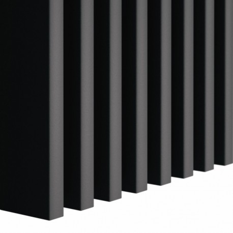Lamele MDF Ażurowe 22x70 - Czarny mat - 10 sztuk (Klemp) Lamele MDF Ażurowe 22x70 - Czarny mat - 10 sztuk (Klemp)
