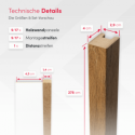 MDF Standaard Latten 29x40 - Eiken pro - 17 stuks (Klemp) MDF Standaard Latten 29x40 - Eiken pro - 17 stuks (Klemp)