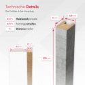 Doghe standard in MDF 29x40 - Soppalco - 17 pezzi (Klemp)