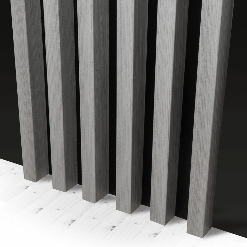 Lamele MDF Standard 29x40 - Dąb popielaty - 17 sztuk (Klemp) - Lamele ścienne Standard Lamele MDF Standard 29x40 - Dąb popielaty - 17 sztuk (Klemp) - Lamele ścienne Standard