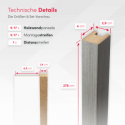 Lamele MDF Standard 29x40 - Dąb popielaty - 17 sztuk (Klemp) Lamele MDF Standard 29x40 - Dąb popielaty - 17 sztuk (Klemp)