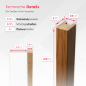 MDF Standard Slats 29x40 - Bergen Oak - 17 pieces (Klemp) MDF Standard Slats 29x40 - Bergen Oak - 17 pieces (Klemp)