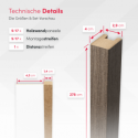 Lamele MDF Standard 29x40 - Orzech - 17 sztuk (Klemp) Lamele MDF Standard 29x40 - Orzech - 17 sztuk (Klemp)