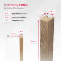MDF Lamellen Standard 29x40 - Frühlingseiche - 17 Stück (Klemp) MDF Lamellen Standard 29x40 - Frühlingseiche - 17 Stück (Klemp)