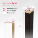 Lamele MDF Standard 29x40 - Wenge Japońskie - 17 sztuk (Klemp) Lamele MDF Standard 29x40 - Wenge Japońskie - 17 sztuk (Klemp)