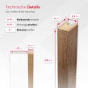 Lamele MDF Standard 29x40 - Dąb Bursztyn - 17 sztuk (Klemp) Lamele MDF Standard 29x40 - Dąb Bursztyn - 17 sztuk (Klemp)
