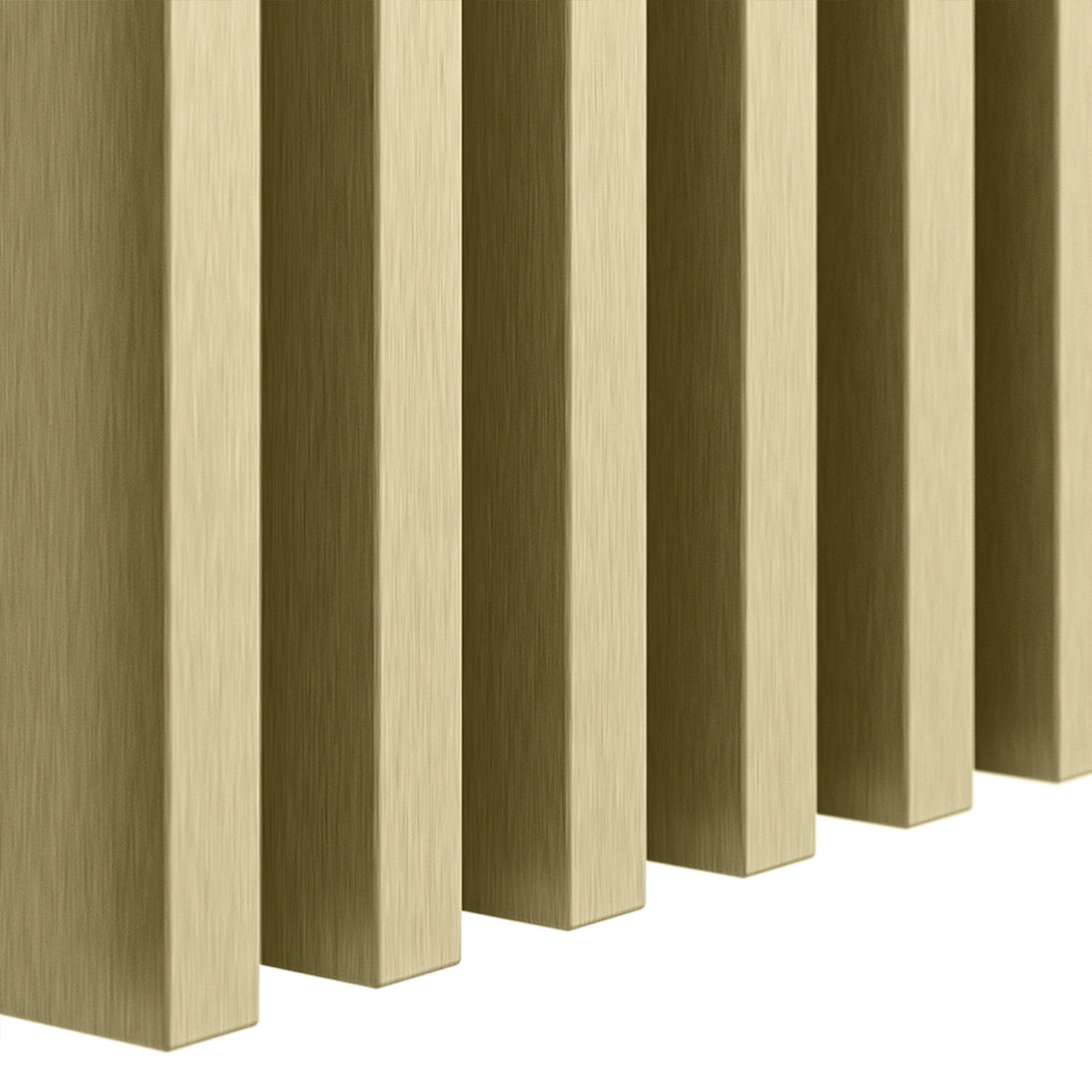 Lattes Classiques MDF 30x40 - Brillance dorée - 17 pièces