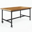 Soporte de mesa Graz Negro con ruedas (Klemp) Soporte de mesa Graz Negro con ruedas (Klemp)