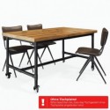 Soporte de mesa Graz Negro con ruedas (Klemp) Soporte de mesa Graz Negro con ruedas (Klemp)