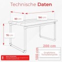 Table frame Villach Black (Klemp) Table frame Villach Black (Klemp)