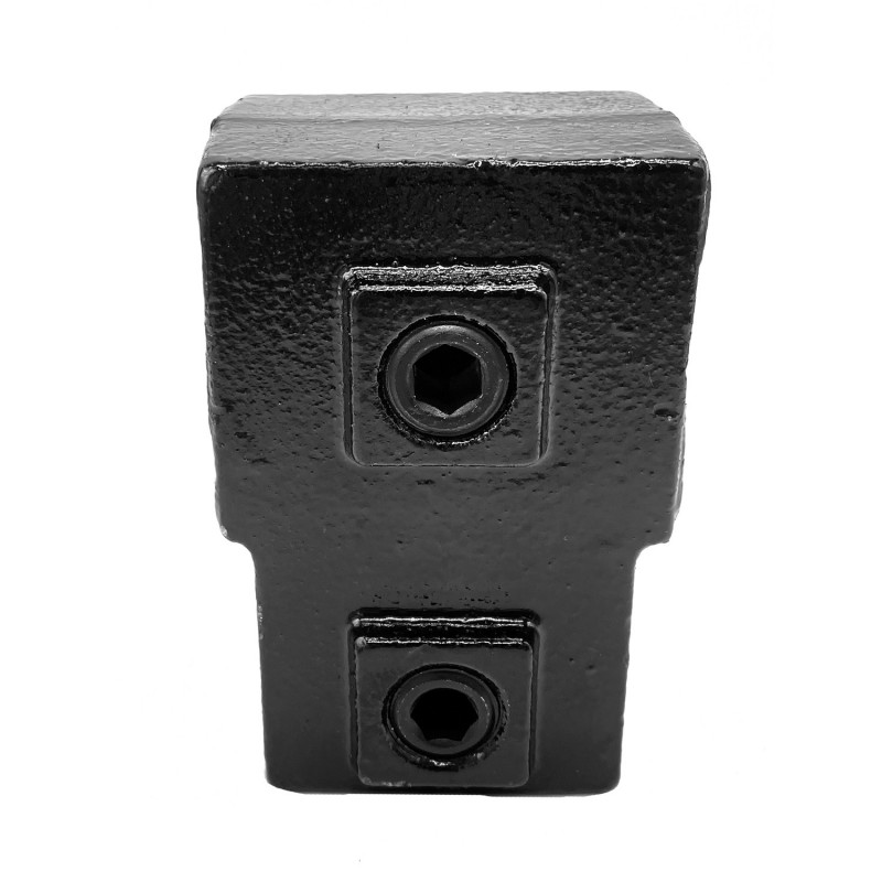 Kort T-stukTyp 2S, 40 mm, Zwart (Klemp) - Vierkante buiskoppelingen Kort T-stukTyp 2S, 40 mm, Zwart (Klemp) - Vierkante buiskoppelingen