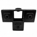 Quadratische Rohrverbinder T-stück Mit Stützrohr - Typ 24S - 40 mm (schwarz) (Klemp) Quadratische Rohrverbinder T-stück Mit Stützrohr - Typ 24S - 40 mm (schwarz) (Klemp)