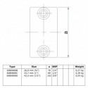 Giunto dritto Typ 8B, 26.9 mm, Natural (Klemp)