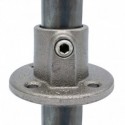 Rohrverbinder Runde Fußplatte durchgehend - Typ 10TC - 33,7 mm (natural) (Klemp) Rohrverbinder Runde Fußplatte durchgehend - Typ 10TC - 33,7 mm (natural) (Klemp)