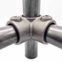 Angolo con tubo di raccordo a 90° Typ 20D, 42.4 mm, Natural (Klemp) Angolo con tubo di raccordo a 90° Typ 20D, 42.4 mm, Natural (Klemp)