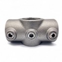 Rohrverbinder Kreuzstück Durchgehend - Typ 22B - 26,9 mm (natural) (Klemp) Rohrverbinder Kreuzstück Durchgehend - Typ 22B - 26,9 mm (natural) (Klemp)