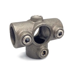 T-stuk met zij-uitgang Typ 24B, 26.9 mm, Natural (Klemp)