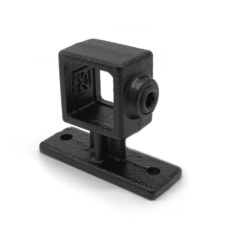 Podpora poręczy Typ 34S, 25 mm, Czarny (Klemp) - Złącza kwadratowe Podpora poręczy Typ 34S, 25 mm, Czarny (Klemp) - Złącza kwadratowe