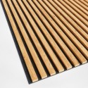 Listelli in MDF su feltro 275x30 cm - Rovere naturale (Klemp) Listelli in MDF su feltro 275x30 cm - Rovere naturale (Klemp)