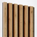 Lamellenleisten aus MDF auf Filz 275 x 30 cm - Wotan Eiche (Klemp) Lamellenleisten aus MDF auf Filz 275 x 30 cm - Wotan Eiche (Klemp)