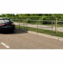 Safety barriers straight for setting in concrete - with crossbar (Klemp)
