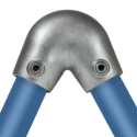 variabele Kniestuk 40°-70° Typ 123D, 42,4 mm, Thermisch verzinkt (Klemp) variabele Kniestuk 40°-70° Typ 123D, 42,4 mm, Thermisch verzinkt (Klemp)