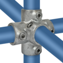 Croix à quatre douilles Typ 26F, 60,3 mm, Galvanisé (Klemp) Croix à quatre douilles Typ 26F, 60,3 mm, Galvanisé (Klemp)