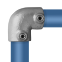 Bogen 90° Kombi Typ 6VED, 48,3 mm - 42,4 mm, Feuerverzinkt (Klemp) Bogen 90° Kombi Typ 6VED, 48,3 mm - 42,4 mm, Feuerverzinkt (Klemp)
