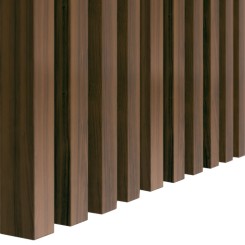 MDF Mini Slats 16x30 - Walnut - 31 pieces (Klemp)