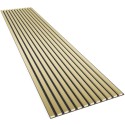 MDF laths on felt 275x30 cm - Golden gloss (Klemp)