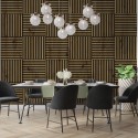 Pannelli 3D su feltro - Rovere naturale (Klemp)