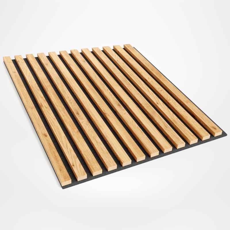 Pannelli 3D su feltro - Rovere naturale (Klemp) - Pannelli decorativi 3D