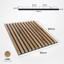 Pannelli 3D su feltro - Rovere artigianale (Klemp)