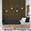 Pannelli 3D su feltro - Rovere artigianale (Klemp)