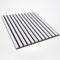 3D panels on felt - White mat (Klemp)