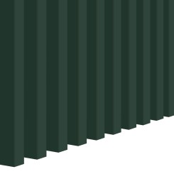 Mini doghe in MDF 16x30 - Verde bottiglia - 31 pezzi (Klemp)