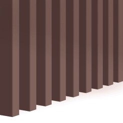 Mini Lattes MDF 16x30 - Rose poudré - 31 pièces (Klemp)