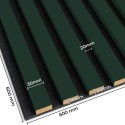 3D panels on felt - Bottle Green (Klemp) 3D panels on felt - Bottle Green (Klemp)