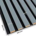 3D panels on felt - Scandinavian Grey (Klemp) 3D panels on felt - Scandinavian Grey (Klemp)