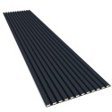 Lattes MDF sur feutre 275x30 cm - Anthracite (Klemp) Lattes MDF sur feutre 275x30 cm - Anthracite (Klemp)