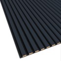 Listelli in MDF su feltro 275x30 cm - Antracite (Klemp) Listelli in MDF su feltro 275x30 cm - Antracite (Klemp)